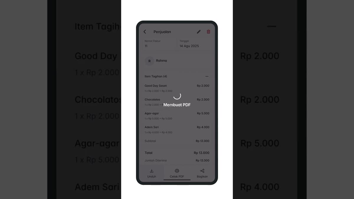 Cara Buat & Kustom Invoice Profesional di Aplikasi myBisnis