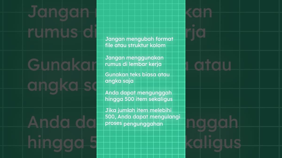 Cara Impor Massal Item di myBisnis